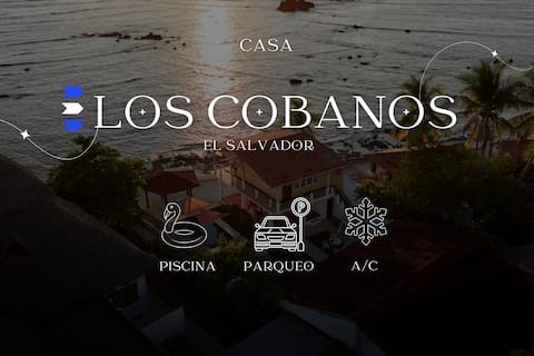 Beach House + Wi-Fi + Pool + Seafront + Parking @ Los Cobanos