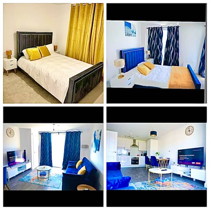 Stylish 2br Apt In Central Birmingham|parking|wifi - Hall Green - Birmingham 