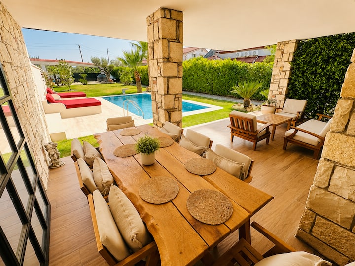 Luxury Stone Villa &Private Pool & Exotic Art Urla - Urla