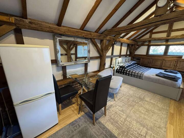 The Woodstore ~ Miniature Barn With King Size Bed - West Sussex