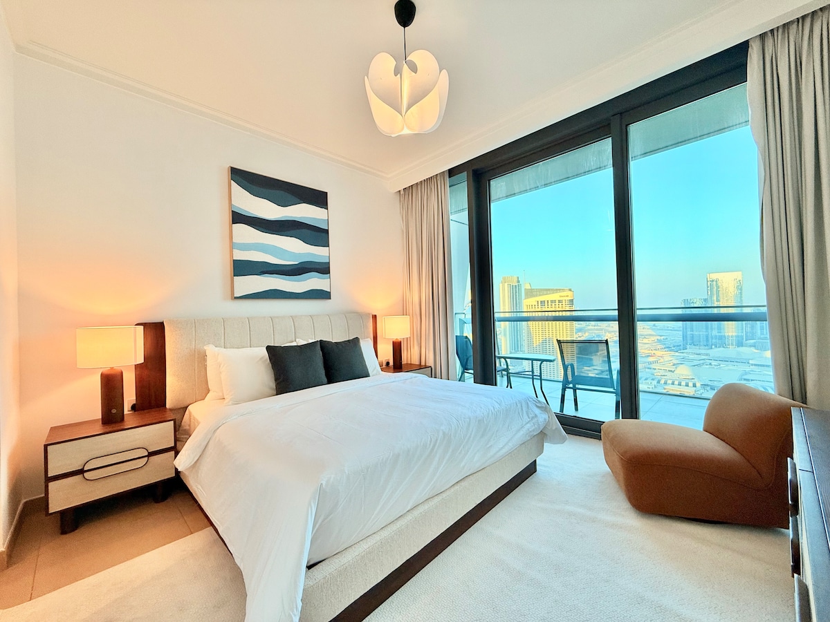 2 Bedroom Furnished Apartment with Burj Khalifa View | Burj Vista 5