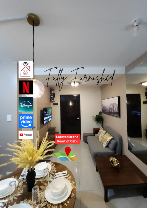 Cebu Aesthetic 2BR| Board&Video Games| Pay Parking