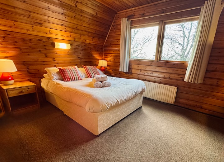 Double Bedroom, Tor View Lodge at Finlake Resort & Spa, Chudleigh, Devon
