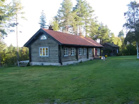 Beautiful farm by Ore River