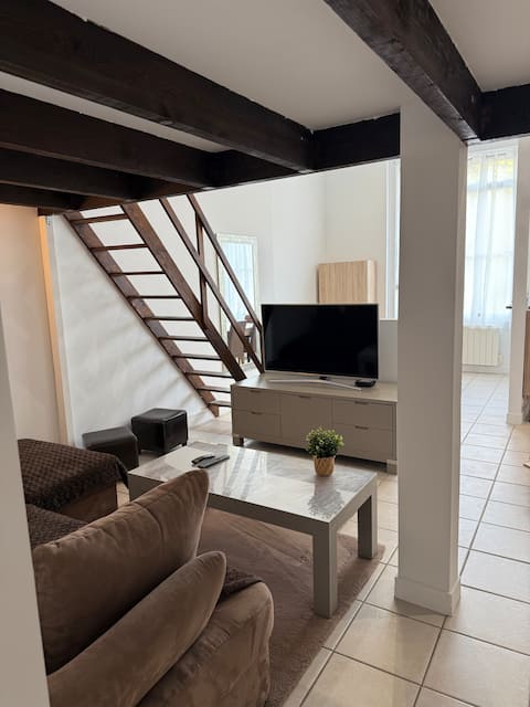 Oullins center: 70 m2 cozy, Hospital & metro 5'