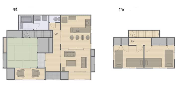 【仙台松島18分】貸切一軒家塩釜駅2分朝食付｜特別な時間を貴方へ|８名|無料p2台歩1分|ペット可 - Sendai