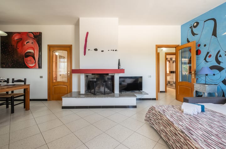 Villa Art Orchidée Avec Piscine Et Vue Sur Mer - Quartu Sant'Elena