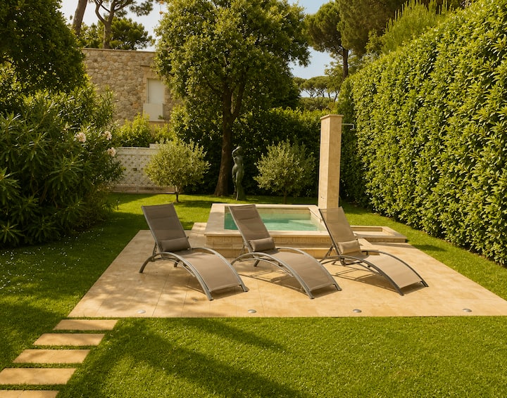 ÉLégante Design Villa Avec Piscine, 80 M De La Mer - Forte dei Marmi