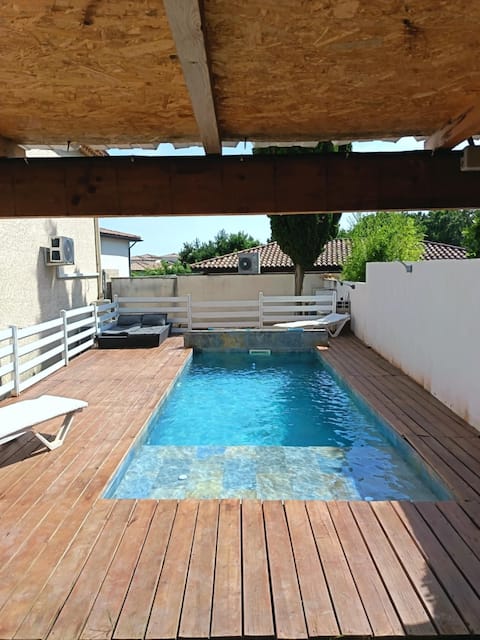 Large home with private pool