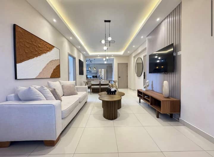 Luxury Modern 2br 7fl Apt Kingbed|gym|pool|rooftop - Santo Domingo