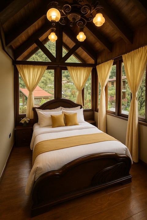 Warm Suite with an Indoor Tree