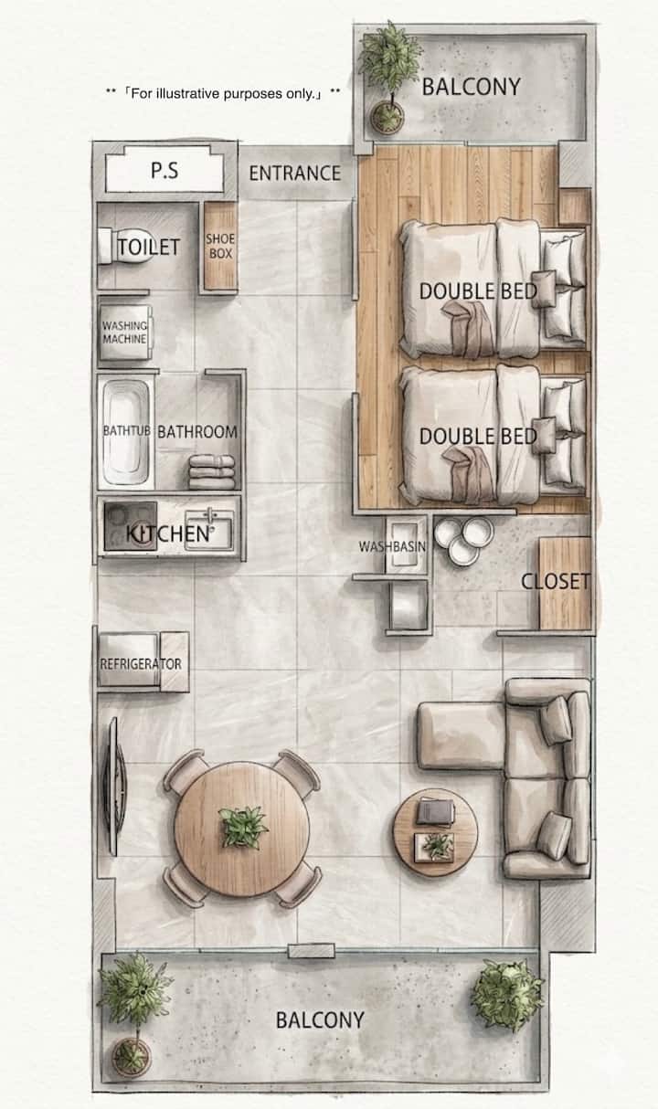 [New Apr '26] Nr Kokusai/sta 3 Min/max 10/48㎡ - Naha
