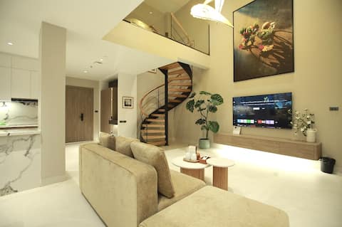 XOI Lumi Lakeside 2BR-110m² Duplex|Kitchen @Center