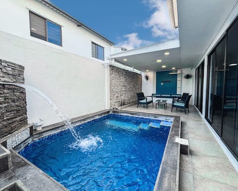 Luxury Village wt Pool+3Br+4Beds+Bbq+security 24/7