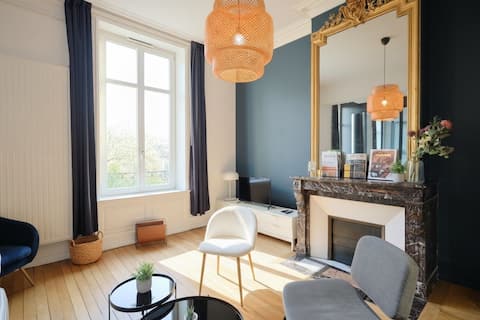Airbnb performant: Blue Doryan • Chic & bright • Station/center • 55m² à Nancy