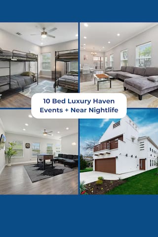 10BR Game Room & Event Open Luxury Haven