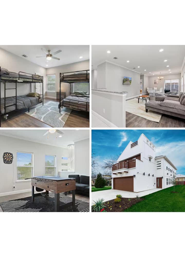 Spacious 5br - Game Room, Yard, Events | Near Dtwn - Dallas