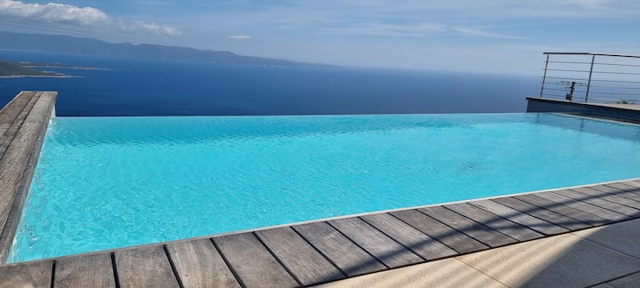 Villa Piscine Chauffée Vue Mer - Serra-di-Ferro