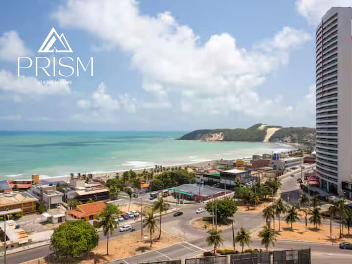 Flat Equipado Com Vista Mar  Na Melhor Localização - 나타우