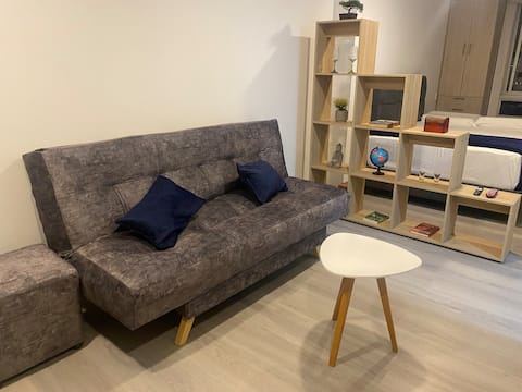 Anuncio de Airbnb popular: 29th floor loft with panoramic view - Candelaria, Bogota en Bogotá Distrito Capital Municipio