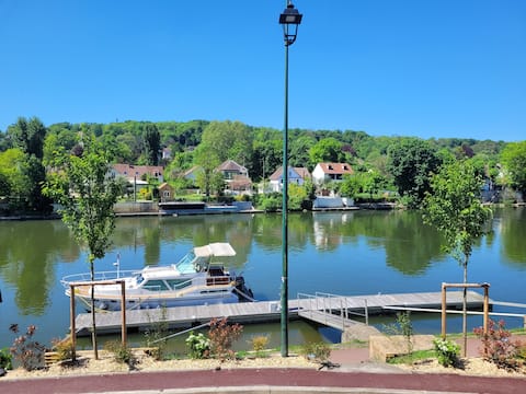 La Maryzette, magnificent view of the Oise.
