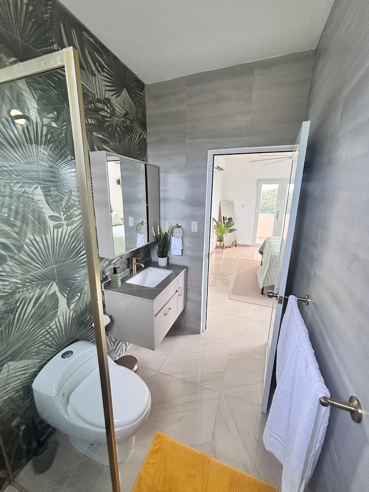 Ცალკე მთავარი საძინებელი სააბაზანო.