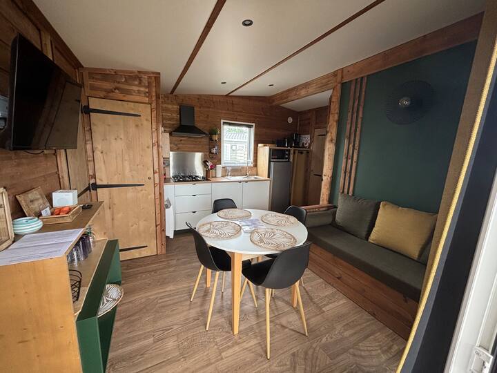 Chalet Camping 4 éToiles - Hauteville-sur-Mer