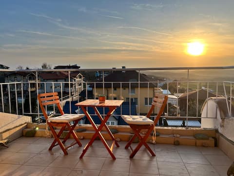Sunset terrace apartment