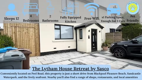 Lytham House Retreat - Free Parking Pet Friendly
