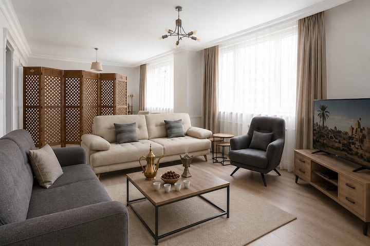 Family-friendly Spacious 4br-2ba Comfotable Center - İstanbul