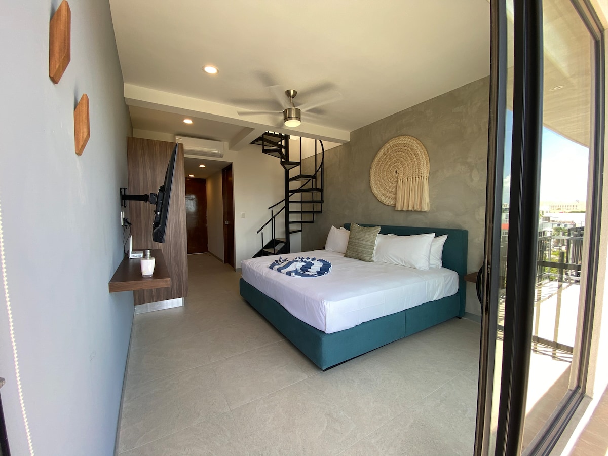 Propiedad de Airbnb exitosa: Beautiful studio with private pool en Infonavit Colosio