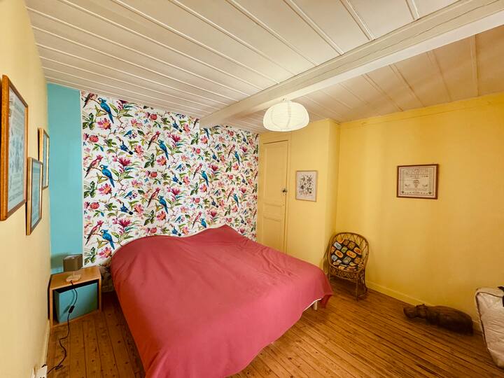 Chambre située au 1 er étage. 