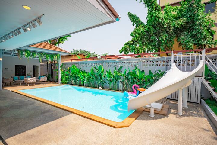 曼谷市中心曼谷T21购物商场Bts Asok独栋私人泳池别墅5卧6卫phrom phong gallery image 2