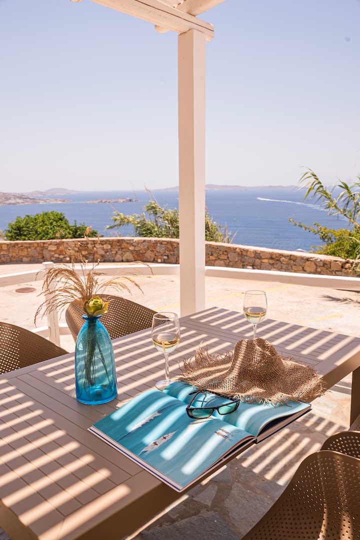 Eagles Nest - Family Suite Outdoor Side Sea View - Mykonos