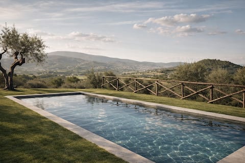 Cozy modern home with private pool