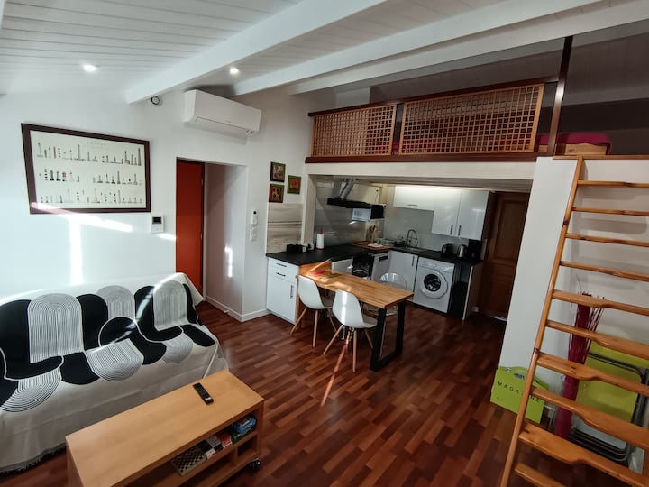 Beau Logement Climatisé Près Magasins, Port, Plage - Saint-Martin-de-Ré