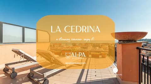 La Cedrina – Enchanting terrace overlooking the sea