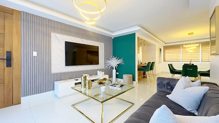 Luxuryapt 3bd/cozy&modern/pool/gym - República Dominicana
