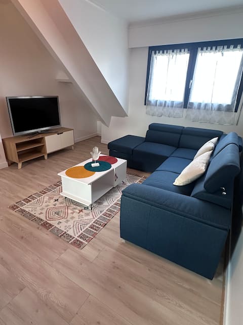 Renovated 65 m2 air-conditioned apartment on the 1st floor