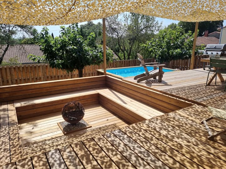 Villa Avec Piscine, 8 Pers. - Nailloux