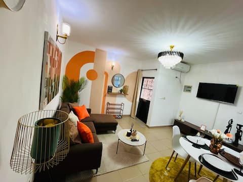 Stylish 1Bedrom flat 5mins from Airport- Bonapriso