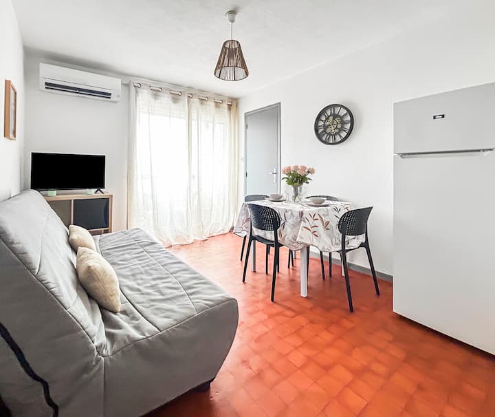 Cocon D'azur, T2, 4p, Ac, Centre, Port, Plages - Le Grau d'Agde