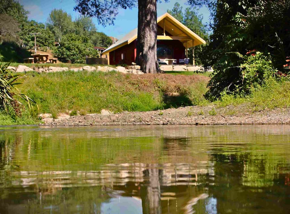 Cascade, a riverside cabin on a Waitomo farm, Waitomo District, Waikato, New Zealand, photo 9 of 10