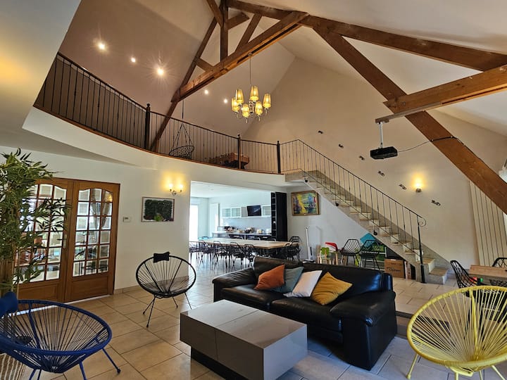 Villa Bien-être En Forêt – Spa & 15 Couchages - Loiret