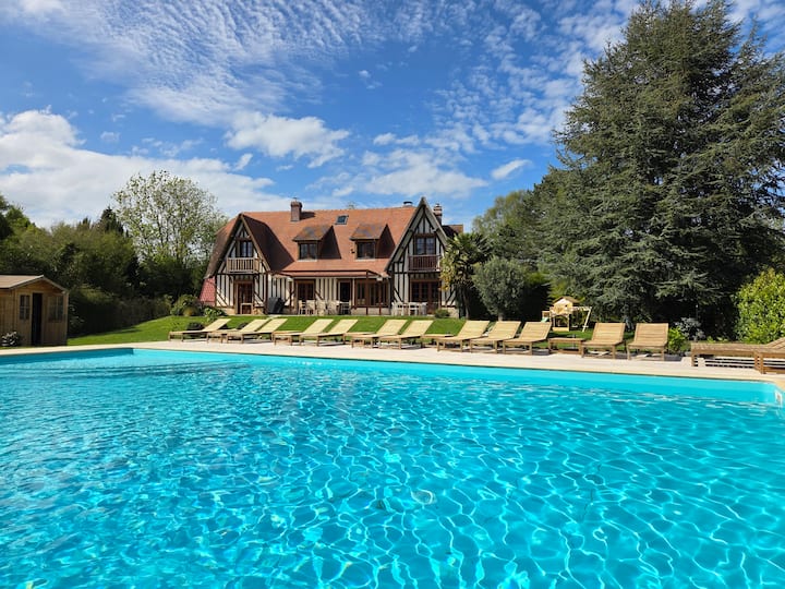 Somptueuse Villa, 18 Couchages, Piscine, Hammam. - Normandy