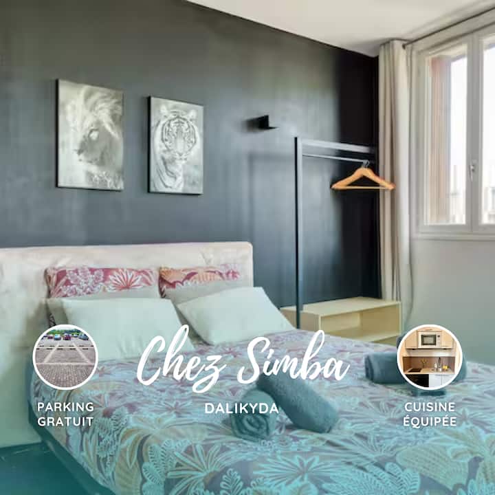 Chez Simba - Parking Gratuit - By Le Littoral - Le Havre