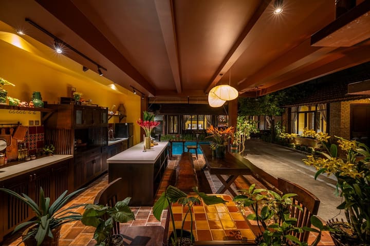 Demin – 5br Private Pool • Bbq Garden • Group Stay - Hội An