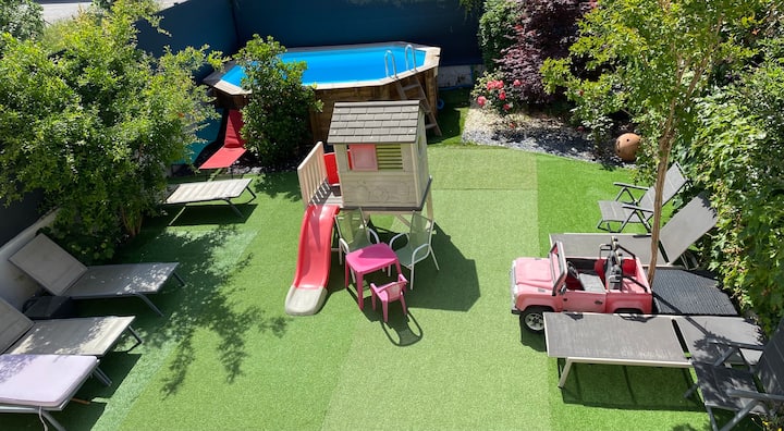 Location Maison Piscine Clim - Grasse