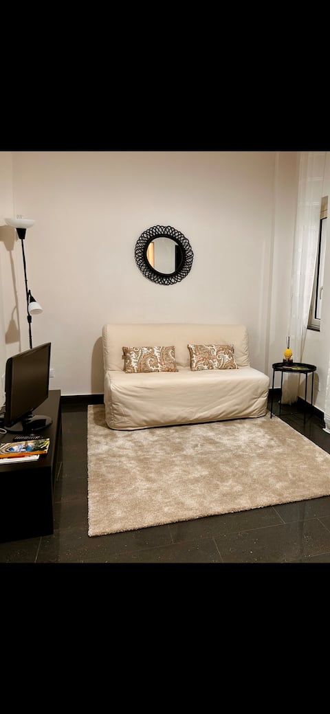 Lovely two-room apartment with kitchen, air conditioning, and Wi-Fi.