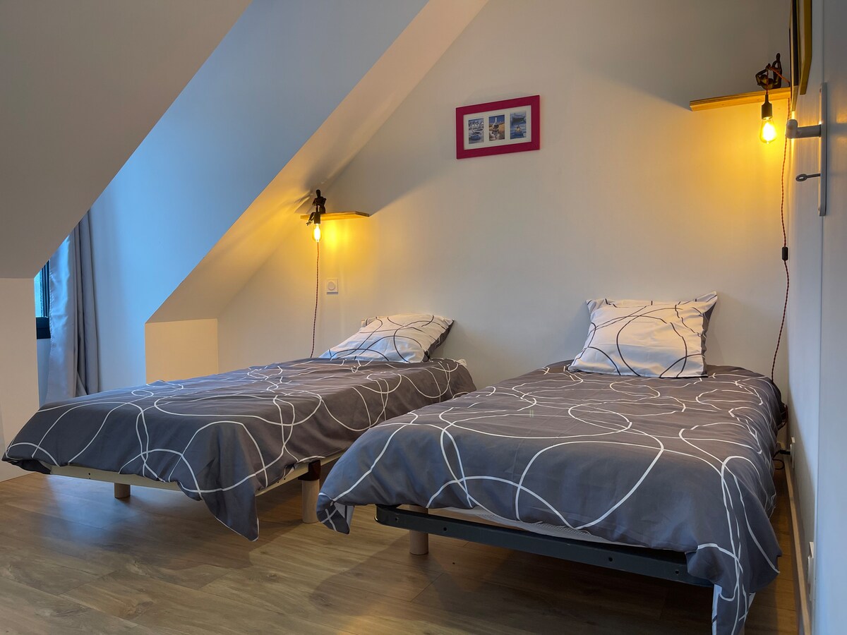 Chumba cha 2 cha kulala - Vitanda viwili tofauti 90x190 